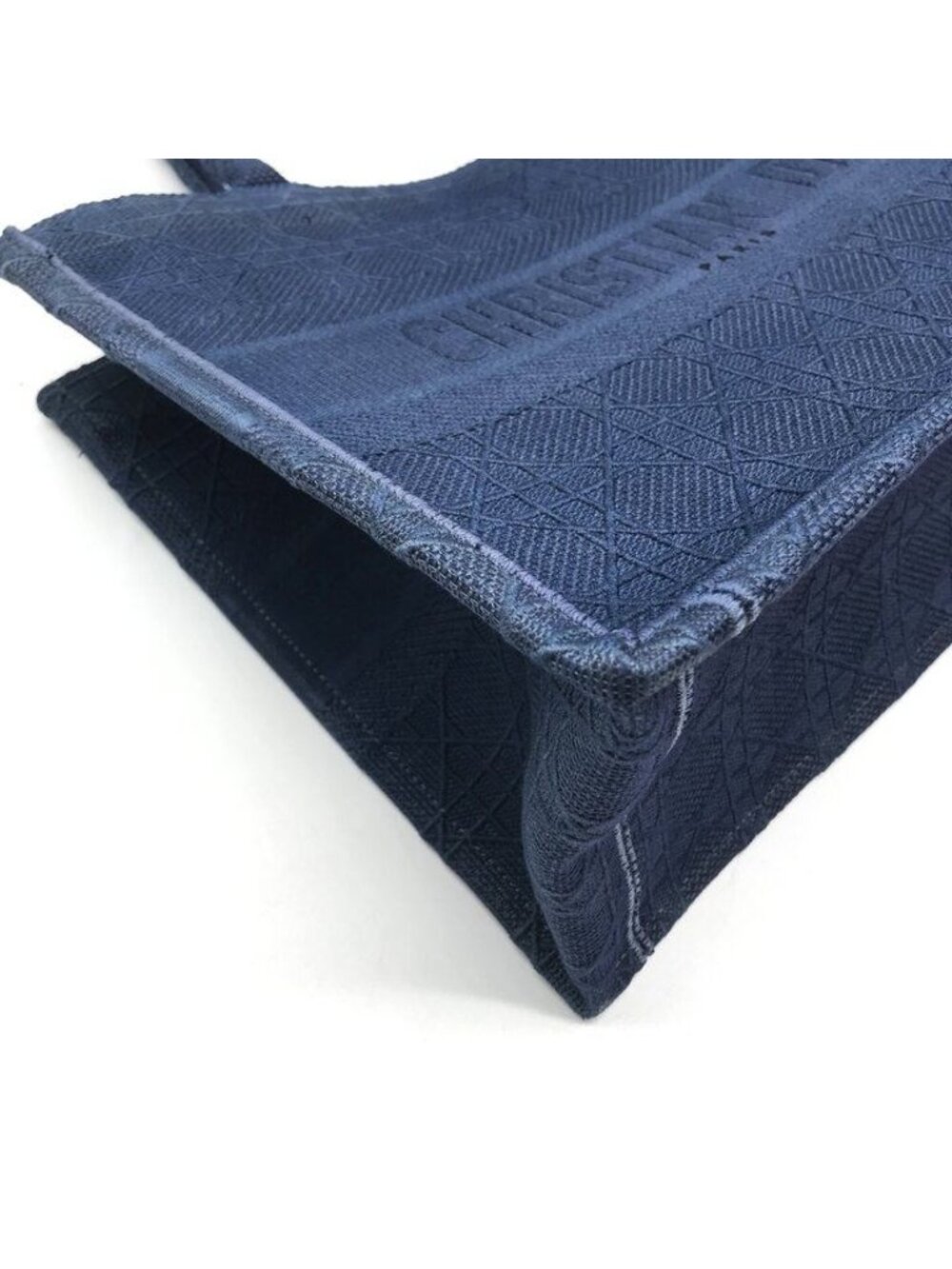 Dior Book Tote Cannage Canvas Blue - Picture 6 of 10